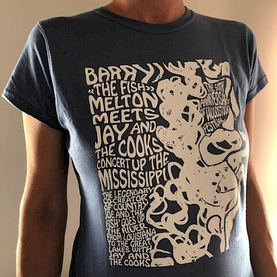 T-Shirt Femme Barry «The Fish» Melton meets Jay and The Cooks