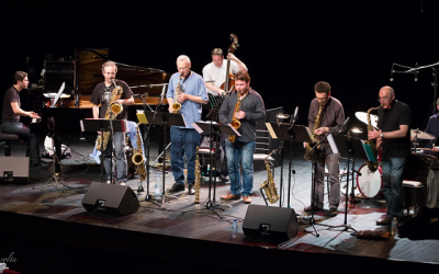 Huit musiciens sur les ondes de Radiosax